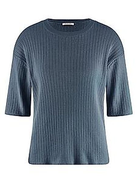 Rundhals-Pullover Peter Hahn blau günstig online kaufen