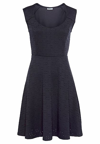 Beachtime Sommerkleid, mit Lochstickerei, elegantes Jerseykleid, Strandklei günstig online kaufen