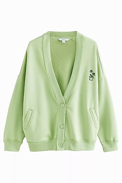 Next Strickjacke Lange Oversized Boyfriend Fit günstig online kaufen