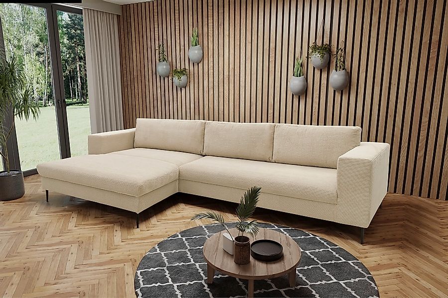 DOMO collection Ecksofa "Modica, zeitlos und elegant, L-Form", moderne Opti günstig online kaufen