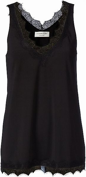 rosemunde Unterziehshirt Billie Tank Top Vintage-Spitzenbesatz an V- Aussch günstig online kaufen