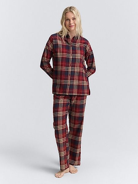 TOM TAILOR Pyjama Bodywear (2 tlg) Pyjama-Set mit Karomuster günstig online kaufen