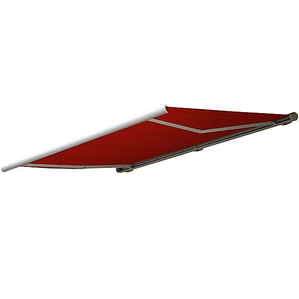MCW Elektrische Kassettenmarkise H123 4,5x3m Polyester Bordeaux-Rot günstig online kaufen