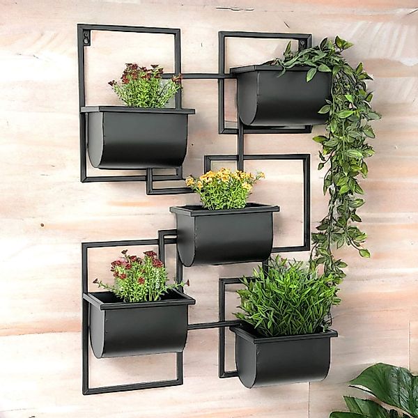 DanDiBo Blumenständer Kräuterregal Küche Wand Metall günstig online kaufen
