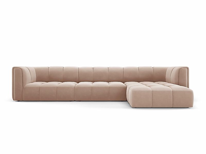 Milo Casa | Ecksofa Francesca Samt rechts 5-Sitzer günstig online kaufen