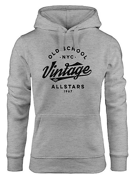 Neverless Hoodie Hoodie Damen College Style Schriftzug Oldschool Vintage Al günstig online kaufen