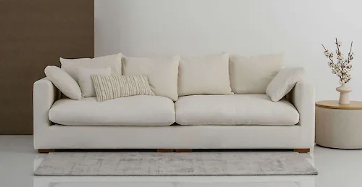 Home affaire Big-Sofa »Comfy« extra weich und kuschelig, Füllung mit Federn günstig online kaufen