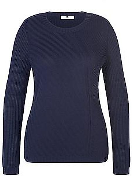 Rundhals-Pullover Anna Aura blau günstig online kaufen