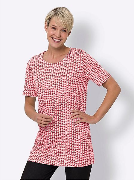 Sieh an! T-Shirt Longshirt Kurzarm günstig online kaufen