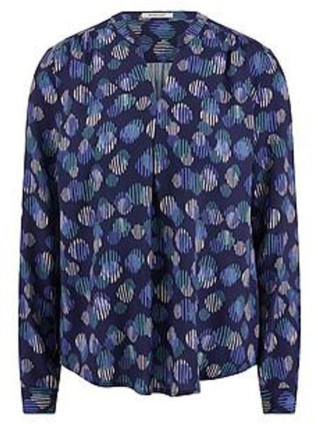 Bluse Peter Hahn blau günstig online kaufen