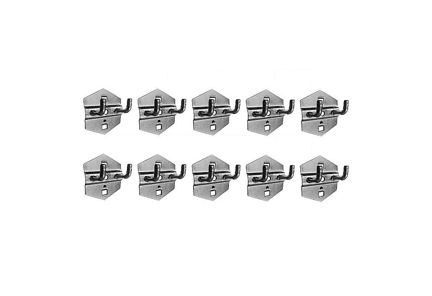HTI-Living Lochwand-Ausstattung Doppelhaken 10er-Set für Werkstattwand Have günstig online kaufen