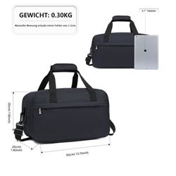 KONO Reisetasche Handgepäck Tasche Unisex Gym günstig online kaufen