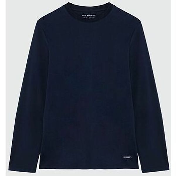Roy Rogers  T-Shirts & Poloshirts SUPIMA ML RRU575G06-C0048 BLUE NAVU günstig online kaufen