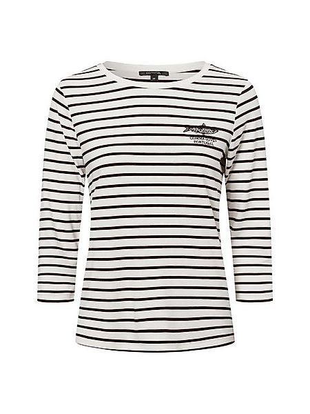 Comma Shirttop Streifenshirt mit Stickerei Artwork günstig online kaufen