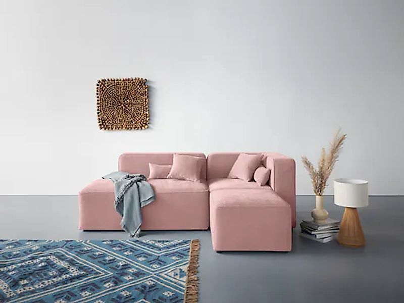 andas Ecksofa "Sundstrup L-Form", Modulserie, individuelle Zusammenstellung günstig online kaufen