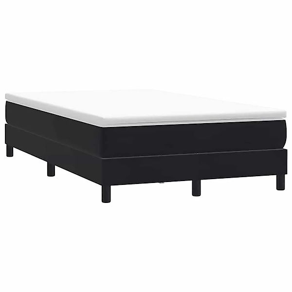 vidaXL Boxspringbett ohne Matratze Schwarz 120x220 cm Samt 3315869 günstig online kaufen