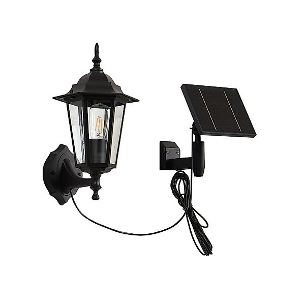 Lindby LED Solarleuchte Außen Laterne Sayata 10020118 Spritzwassergeschützt günstig online kaufen