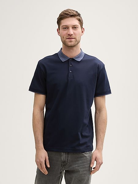 TOM TAILOR Poloshirt Basic Jersey Poloshirt günstig online kaufen