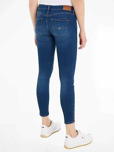 Tommy Jeans Skinny-fit-Jeans SCARLETT LW SKN ANK ZIP AH1239 mit Lederlogopa günstig online kaufen