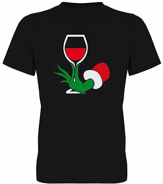 G-graphics T-Shirt Wein-Grinch-Hand Herren T-Shirt, mit trendigem Frontprin günstig online kaufen