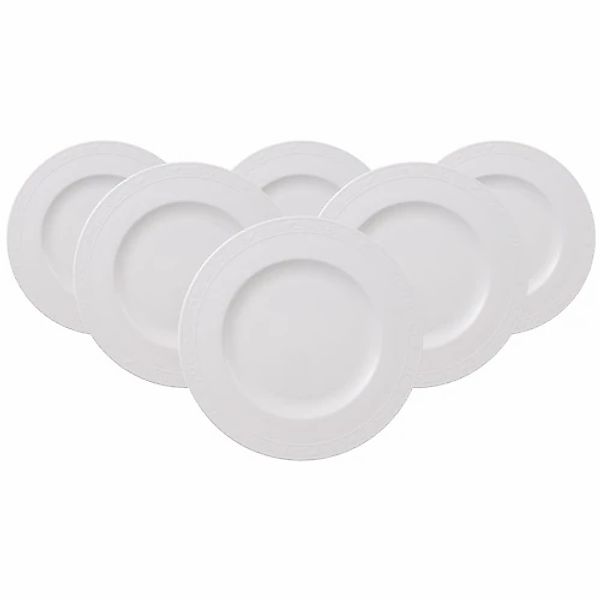 Villeroy & Boch Speiseteller »Speiseteller White Pearl ø 27,5 cm 6er Set we günstig online kaufen