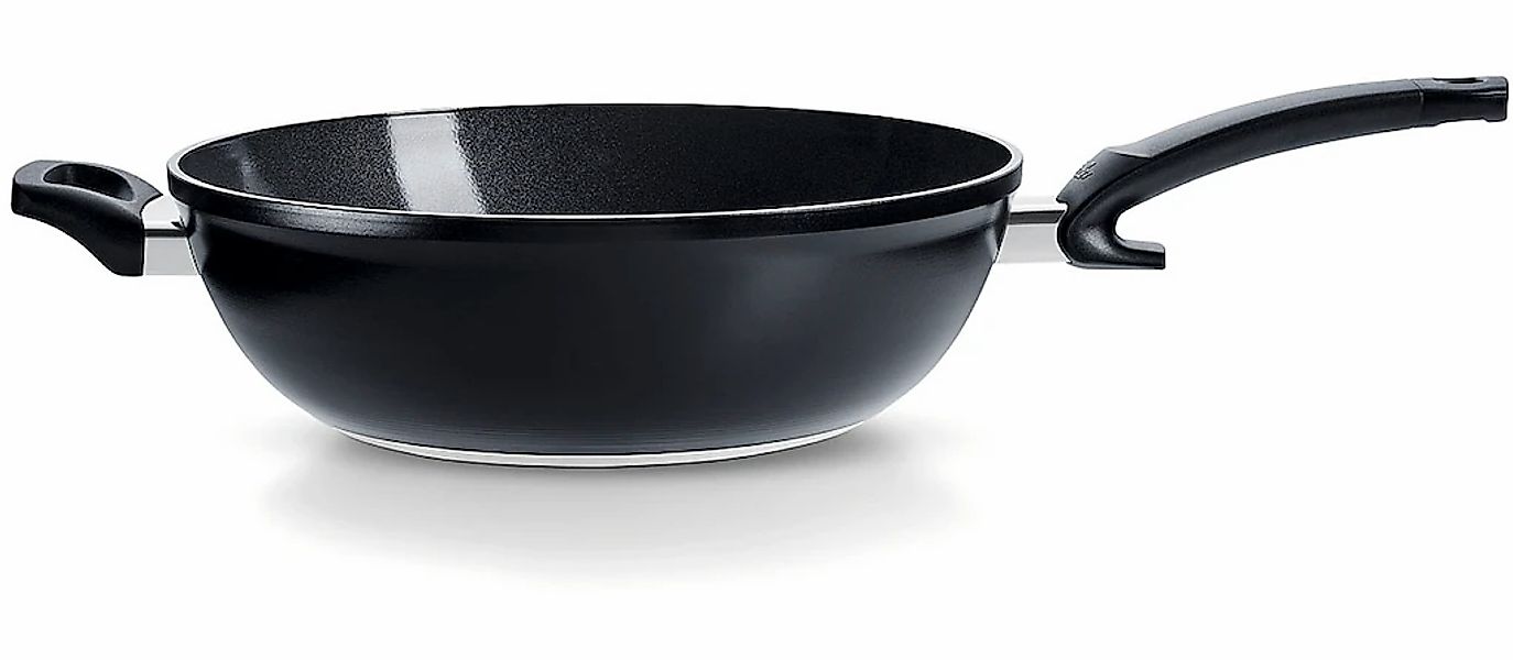 Fissler Wok "Ceratal Orbit Black" Aluminium 1 Stk. tlg. gesünderes Kochen m günstig online kaufen