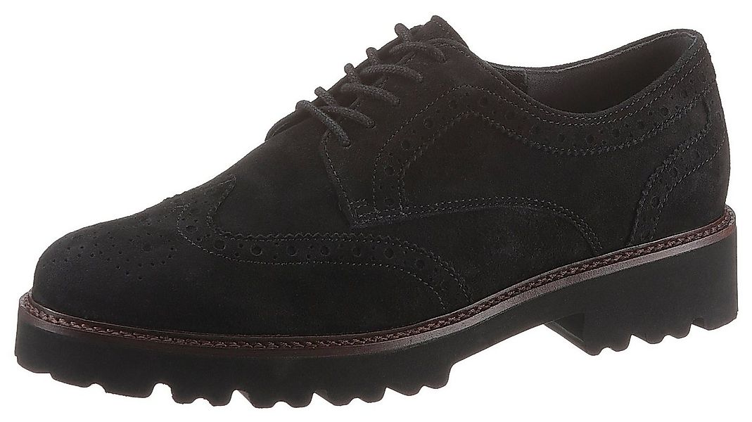 Gabor Schnürschuh mit dezenter Lyralochung, Freizeitschuh, Halbschuh, Schnü günstig online kaufen