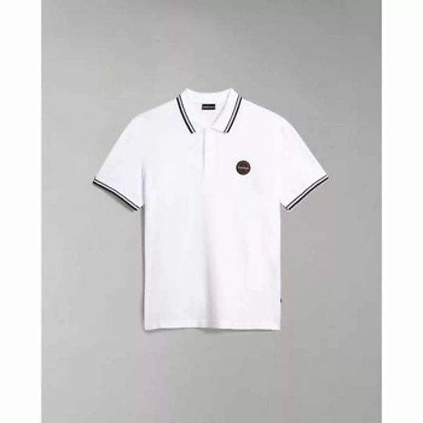 Napapijri  T-Shirts & Poloshirts E-MACAS NP0A4H5Z-002 BRIGHT WHITE günstig online kaufen