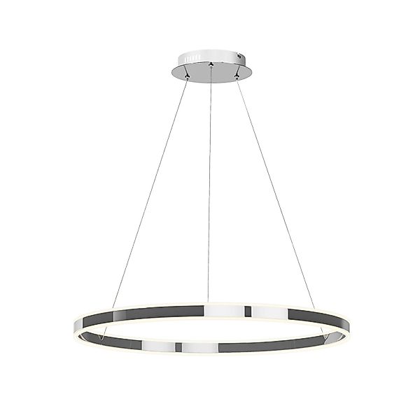 Lucande LED Lyani 9621977 Dimmbar Modern in Chrom aus Metall 1-flammig Wohn günstig online kaufen