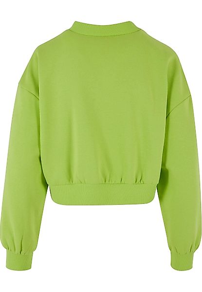 URBAN CLASSICS Rundhalsshirt "Urban Classics Damen Ladies Cropped V-Neck", günstig online kaufen