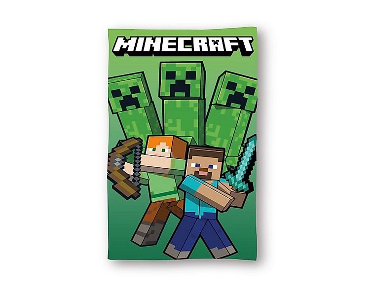 Minecraft Badetücher Minecraft Strandhandtuch 70x140 cm – Pixelspaß am Stra günstig online kaufen
