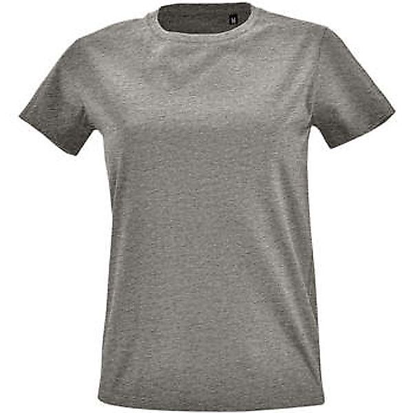 Sols  T-Shirt Camiseta IMPERIAL FIT color Gris mezcla-100% algodón günstig online kaufen