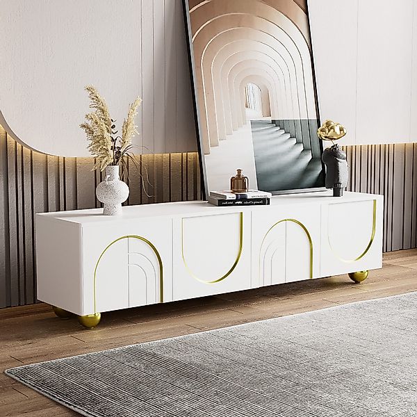 STILVORA Lowboard 170×38cm TV-Schrank in wohnzimmer,Fernsehschrank günstig online kaufen