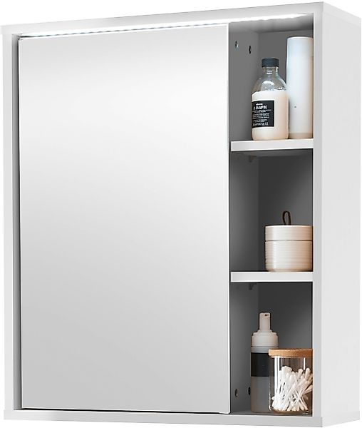 BASIC by Balculina Spiegelschrank "Este" 1 Stk. tlg. LED-Spiegelschrank 60 günstig online kaufen
