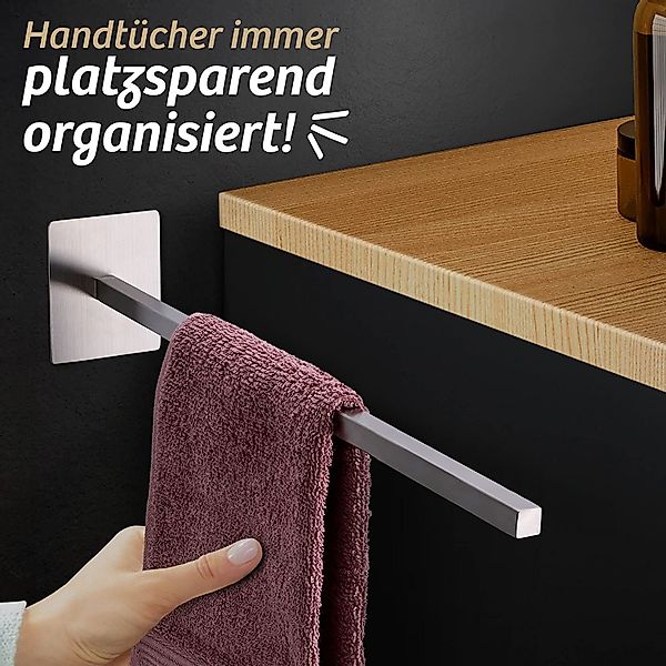 Praknu Handtuchstange Handtuchhalter ohne Bohren Einarmig günstig online kaufen