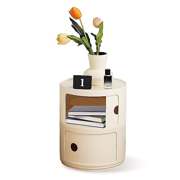 PODOFO Nachttisch Modern Minimalist Round Nightstand günstig online kaufen