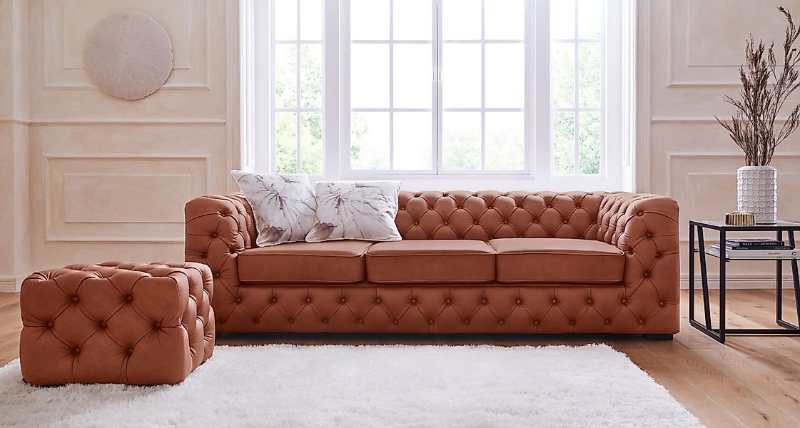 Guido Maria Kretschmer Home&Living Chesterfield-Sofa Kalina, günstig online kaufen