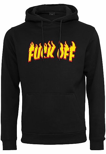 MisterTee Sweatshirt "MisterTee Herren Fuck Off Flames Hoody" 1 Stk. tlg. günstig online kaufen