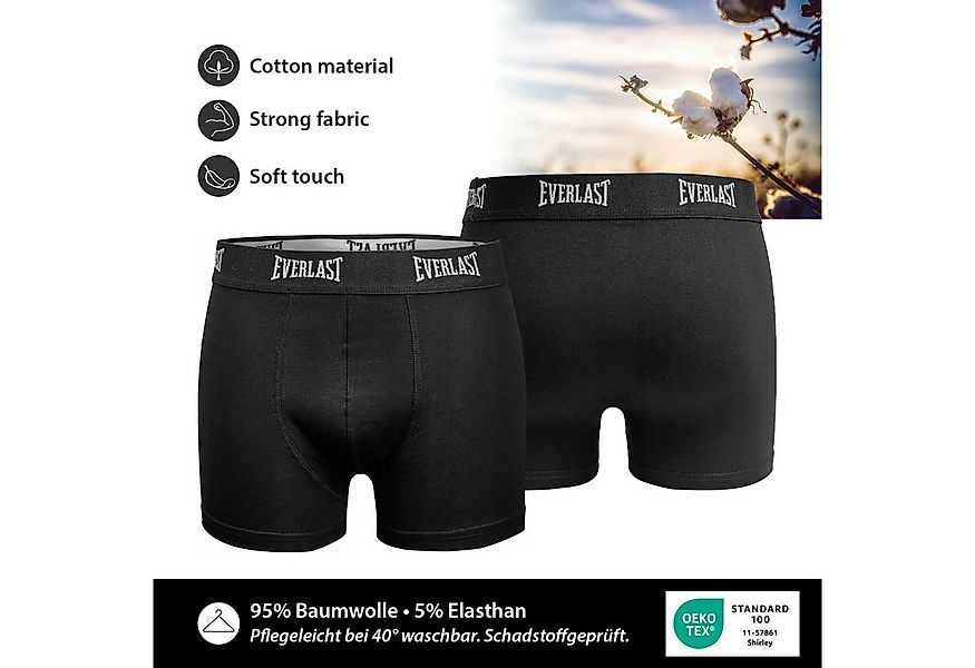 Everlast Boxershorts Herren Unterhosen 4er Pack aus Baumwolle günstig online kaufen