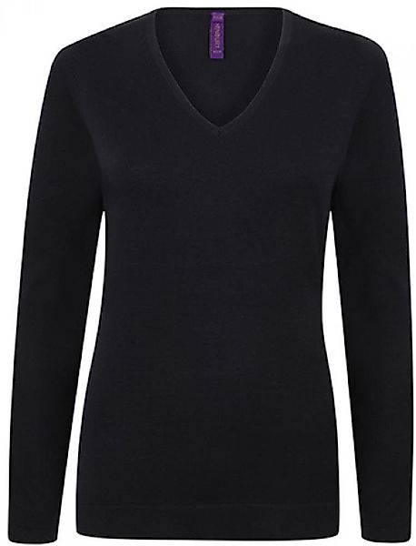 Henbury Sweatshirt Ladies Lightweight V Neck günstig online kaufen