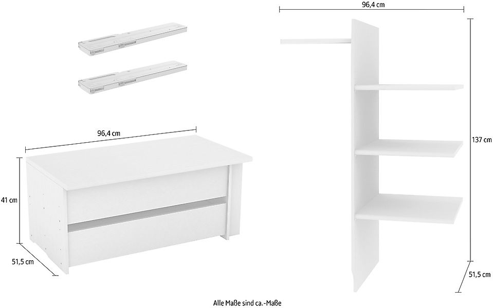 Musterring Inneneinteilung "Imola W" praktisches Zubehörset für Schwebetüre günstig online kaufen