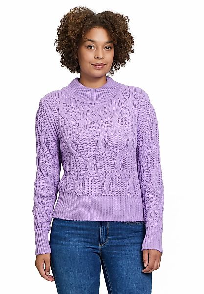 Betty&Co Strickpullover "Damen Grobstrick-Pullover mit Stehkragen" 1 Stk. t günstig online kaufen