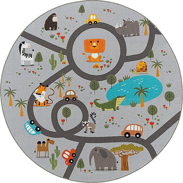 the carpet Teppich Happy Life, rund, günstig online kaufen