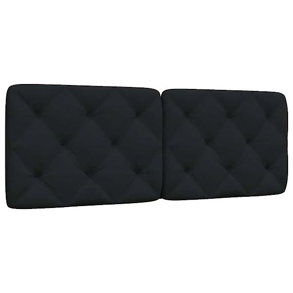 vidaXL Kopfteil-Kissen Schwarz 120 cm Stoff 4019214 günstig online kaufen
