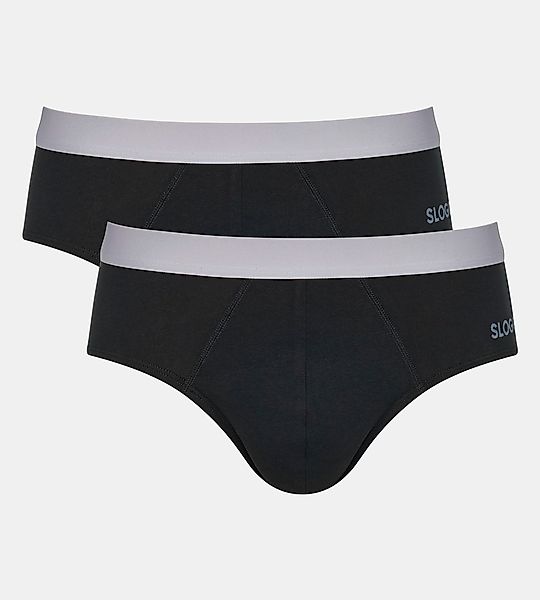 sloggi Slip "Men GO ABC 2.0" Packung, 2er Pack, 2 schlicht, Baumwollmix, el günstig online kaufen