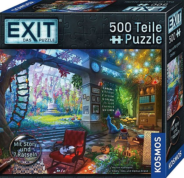 Kosmos Puzzle EXIT, Das Puzzle, Das verborgene Atelier, 500 Puzzleteile, Ma günstig online kaufen