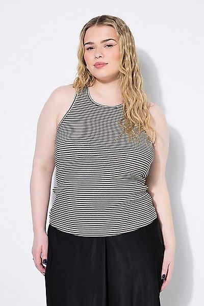 Studio Untold T-Shirt Tanktop Slim Shape Strukturjersey Ringel günstig online kaufen