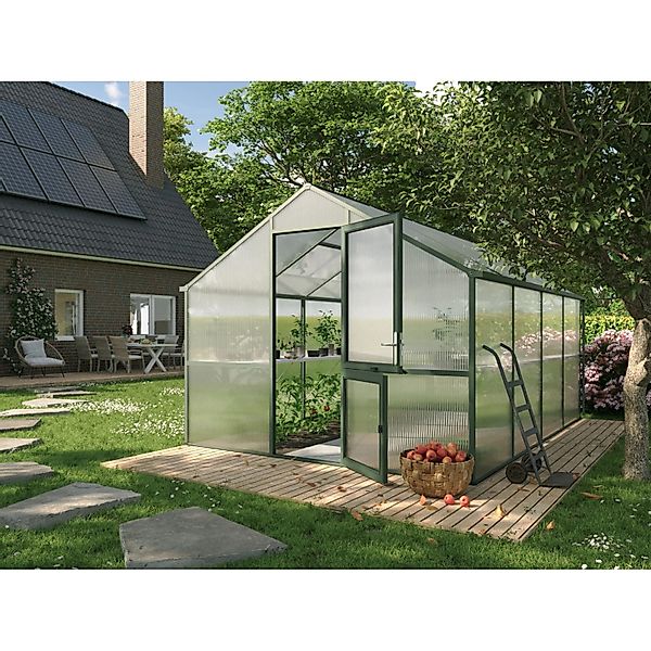 KGT Gewächshaus Tannengrün 12,74 m² günstig online kaufen