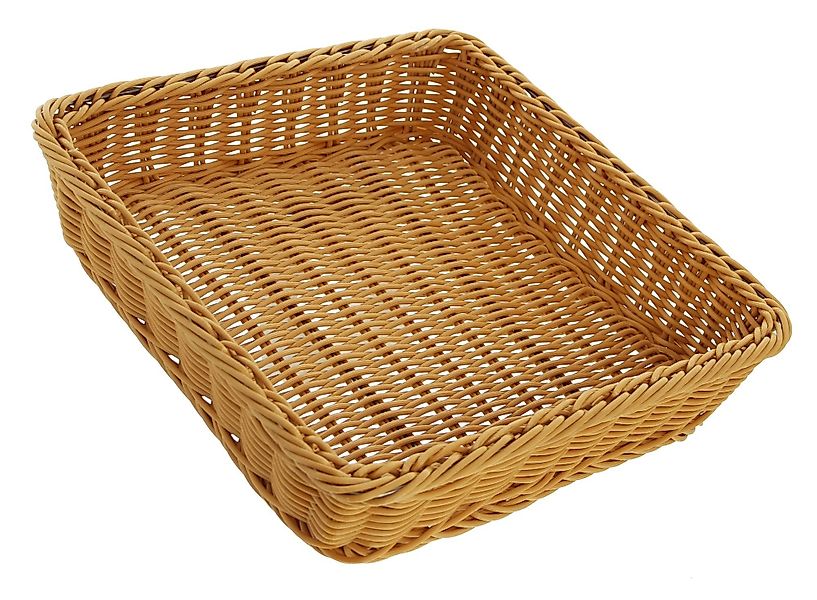 Dekoleidenschaft Regalkorb Auslagekorb aus Polyrattan, Schrankkorb, günstig online kaufen