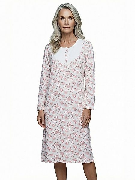 zeitlos Nachthemd Nachthemd Langarm - Romy Chrysantheme günstig online kaufen